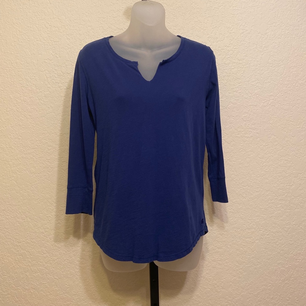 🧹👗 5 for $20 Lucky Brand 3/4 sleeve Cotton Shirt